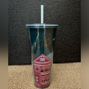 Starbucks Painted Ladies Tumbler Cup San Francisco 24oz